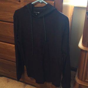 Ocean current men’s long sleeve shirt with hoodie